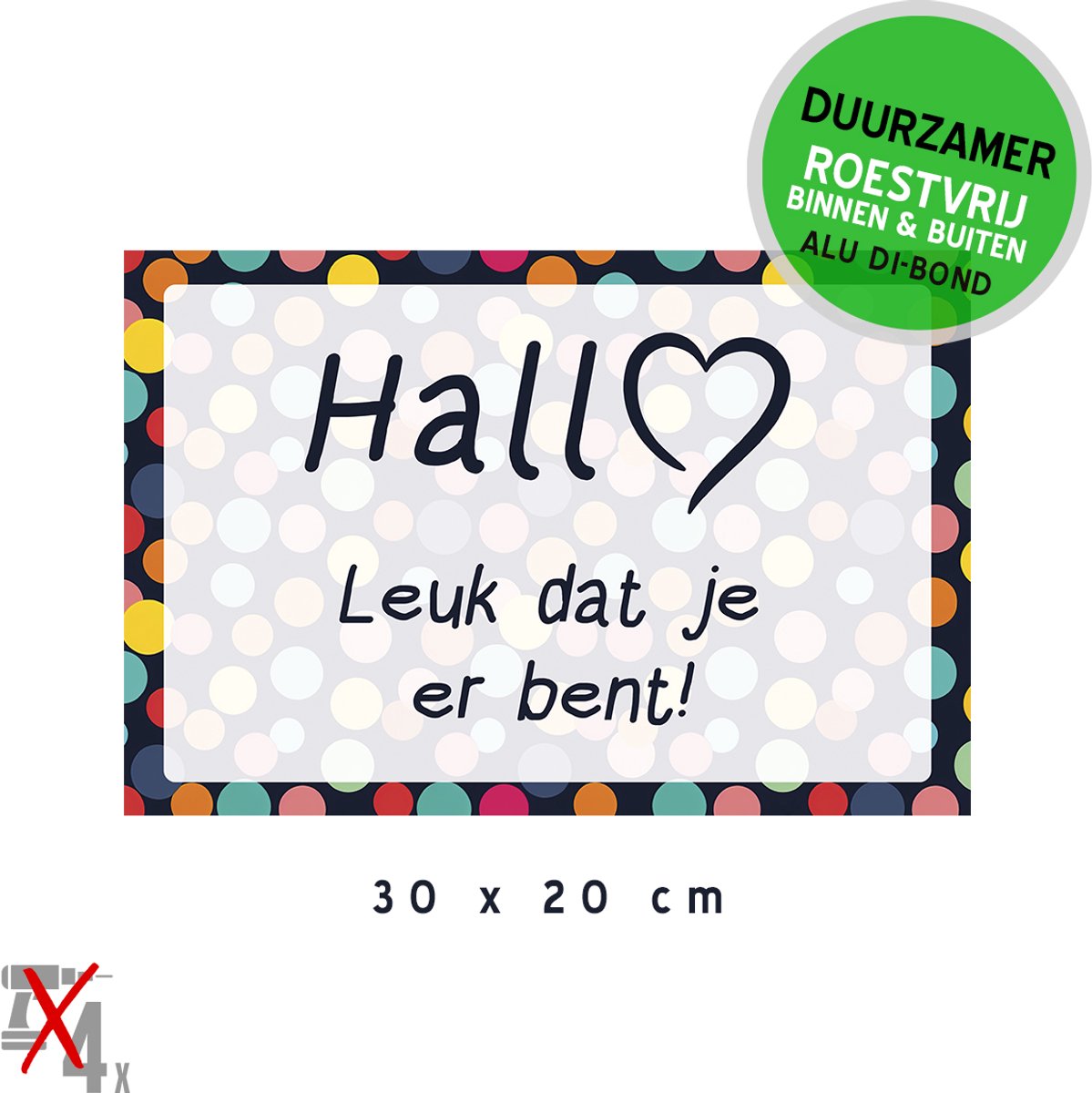 Bord/ welkomstbord | 